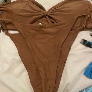 Aurelle Brown Bikini